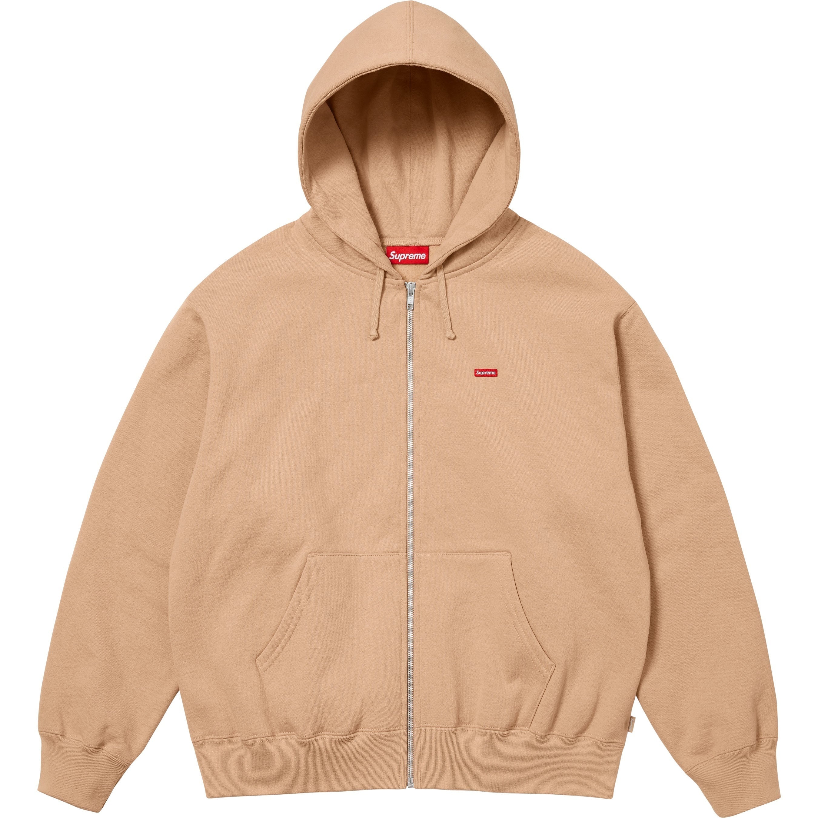 Small Box Zip Up Hooded Sweatshirt view 5